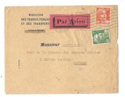 PARIS – Bureau N°120  « Bd. St. Germain »    LSE  - 20gr. – Tarif P.A. « GDE-BRETAGNE &raq - 1927-1959 Lettres & Documents