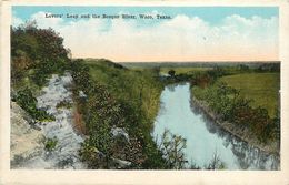 LOVERS LEAP  AND THE BOSQUE RIVER WACO TEXAS - Waco