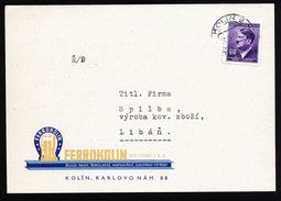 A4697) Böhmen & Mähren Werbekarte Von Kolin 20.4.43 - Covers & Documents