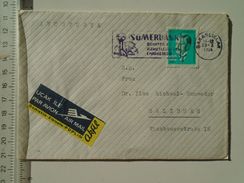 D151265 TURKEY TÜRKIYE - Cover - Ucak Ile Par Avion -1964 - ANKARA   SÜMERBANK-  To Austria  Salzburg-Maxglan - Lettres & Documents