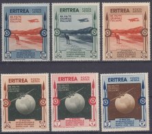 Italy Colonies Eritrea 1934 Colonial Arts Exposition Sassone#A1-A6 Mint Hinged - Erythrée