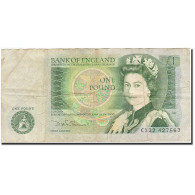 Billet, Grande-Bretagne, 1 Pound, 1971-1982, Undated (1978-1984), KM:377b, B - 1 Pond