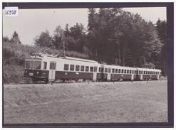 FORMAT 10x15cm - CARTE BVA - REPRO DES ANNEES 70-80 - LEB - CHEMIN DE FER LAUSANNE ECHALLENS BERCHER - TRAIN - BAHN - TB - Bercher