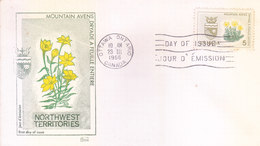 CANADA FIRST DAY COVER ISSUED FROM OTTAWA, ONTARIO 23-03-1966 - MOUNTAIN AVENS - Lettres & Documents