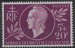 ⭐ AOF - YT N° 1 ** - Neuf Sans Charnière - 1944 ⭐ - Unused Stamps