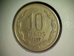 Chile 10 Pesos 1989 - Chili