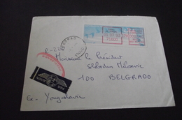 572. Letter Sent To Slobodan Milosevic With Censored Seal - Brieven En Documenten
