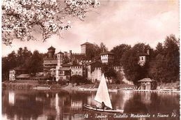 ANN.TARGHETTA CONGRESSO INTERNAZIONALE TORINO SU CART.CASTELLO E FIUME PO - Fiume Po