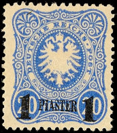 1 PIA Auf 20 Pf. In D-Farbe Tadellos Ungebraucht, Mi. 80.-, Katalog: 3d *1 PIA On 20 Pf. In D-color In Perfect... - Turquie (bureaux)