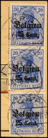 "ORP 6.10.18", Je Klar Auf Paketkartenausschnitt Mit 3mal 25 C., Katalog: 18(3) BSORP 6. 10. 18, Always Clear... - 1° Guerre Mondiale