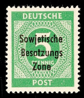 5 Pfg Ziffer Gelblichgrün, Tadellos Postfrisch, Gepr. Paul BPP, Mi. 80.-, Katalog: 207b **5 Pfg Numeral... - Autres & Non Classés