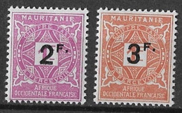 ⭐ Mauritanie - Taxe - YT N° 25 Et 26 ** - Neuf Sans Charnière - 1927 ⭐ - Unused Stamps