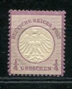 6069 - DEUTSCHES REICH - Mi.Nr. 1 Mit Falz / Mint But Hinged - Nuovi