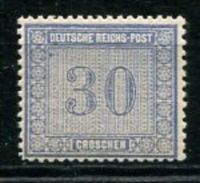 6072 - DEUTSCHES REICH - Mi.Nr. 13 Postfrisch, Gepr. Grobe / Mnh, Certified - Neufs