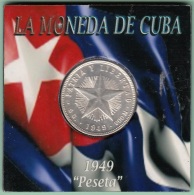 1949-MN-117 CUBA REPUBLICA. SILVER 20c STAR 1949. ESTRELLA RADIANTE. XF PLUS - Kuba