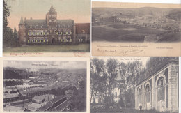 Hollogne Aux Pierres - Lot 4 Cartes (panorama, Ruines, Château Colorisée) - Grâce-Hollogne