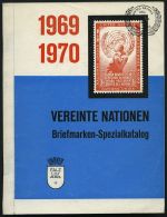 PHIL. LITERATUR Vereinte Nationen - Briefmarken-Spezialkatalog Und Handbuch 1969/1970, Lindner-Falzlos-Gesellschaft KG, - Philatélie Et Histoire Postale