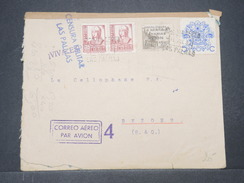 ESPAGNE - Enveloppe De Las Palmas Pour La France En 1937 Avec Censure De Las Palmas - L 9547 - Republikeinse Censuur