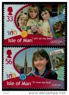 EUROPA - 2010 //  ISLE OF MAN  // 2 V NEUFS ** (MNH Set)  Livres Pour Enfants. - 2010