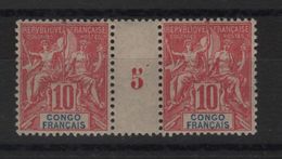 Congo Français  _ Millésimes 10c Groupe (1905 ) N°42 - Nuovi