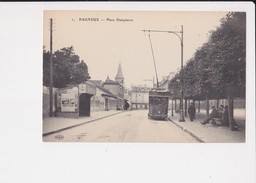 92 Bagneux Place Dampierre  Cpa Animée Tram Tramway - Bagneux
