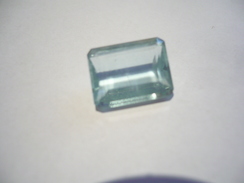 Aquamarin Edelstein - Smaragd Schliff 4,1ct (422) Preis Reduziert - Acquamarina