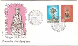 Andorra & FDC Europa CPTE, La Vieja 1974 (81) - Usati