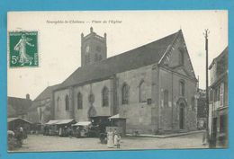 CPA - Marché Place De L'Eglise NEAUPHE-LE-CHATEAU 78 - Neauphle Le Chateau