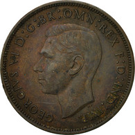 Monnaie, Grande-Bretagne, George VI, Penny, 1939, TTB, Bronze, KM:845 - D. 1 Penny