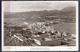 1934 , CEUTA , VISTA GENERAL DESDE EL HACHO , TARJETA POSTAL CIRCULADA - Ceuta