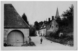 Noailles Oise Longvillers Et L'église Animation 1930 état Superbe - Noailles