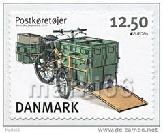 Denmark - 2013 - Europa CEPT - Post Vehicles - Mint Self-adhesive Stamp - Ongebruikt