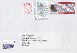 TIMBRES - STAMPS - LETTRE  POUR PORTUGAL AVEC CODE À BARRES - PAYS-BAS - NEDERLAND - TIMBRES DIVERS - Lettres & Documents