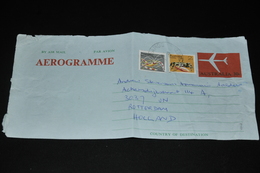 22- Aerogramme Australie To Rotterdam Holland - Lettres & Documents