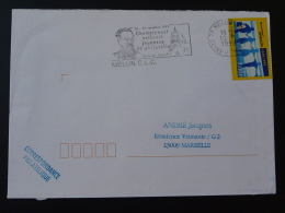 77 Seine Et Marne Melun Louis Pasteur 1999 - Flamme Sur Lettre Postmark On Cover - Louis Pasteur