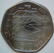 LaZooRo: 1992 Royal Mint UK BUNC Coin Collection, 9 Coins Set 1p - 1 £ Including RARE EEC 50p 1992 1993 - Mint Sets & Proof Sets