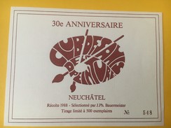 4425 - Club Des Amis De La Peinture Neuchâtel Suisse 1988 Tirage 500 Exemplaires - Art