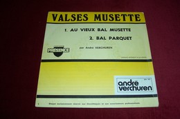 MUSETTE RETRO  DISQUE RESERVE POUR LES PROFESSIONNELS  / ANDRE VERCHUREN - Musicals