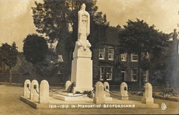 Bedford - Embankment Gardens, War Memorial - 1914-1919 In Memory Of Bedfordians - Bedford