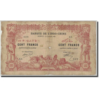 Billet, Côte Française Des Somalis, 100 Francs, 1920, 1920-01-02, KM:5, B - Djibouti