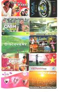 Germany - 10 X Calling Card - Prepaid Card - Asia - Cellulari, Carte Prepagate E Ricariche