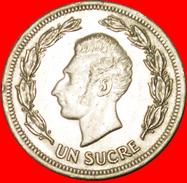 § ZODIAC: ECUADOR ★ 1 SUCRE 1974! LOW START★ NO RESERVE! Antonio José De Sucre (1795-1830) - Ecuador