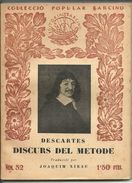 DESCARTES    EDICION 1929   COLLECIO BARCINO - Filosofia E Religione