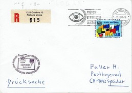 UN Genf - Einschreiben / Registered Letter (O688) - Lettres & Documents