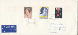 Australia Cover Sent Air Mail To Denmark 16-3-1987 - Storia Postale