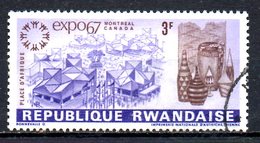 RWANDA. N°223 Oblitéré De 1967. Expo'67. - 1967 – Montreal (Kanada)