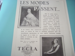 ANCIENNE PUBLICITE LES PERLES D ORIANT TECLA 1930 - Other & Unclassified