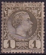 Monaco 1885 Roi Charles I 1 C Brunolive Y&T 1 - Nuevos