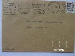 Tampere -  Lettre Du 25/03/1975 Avec Indexation 00009 Poste 3 - Storia Postale