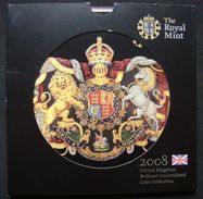 LaZooRo: United Kingdom 2008 UK BUNC Coin Set London Olympics 9 Coins - Mint Sets & Proof Sets